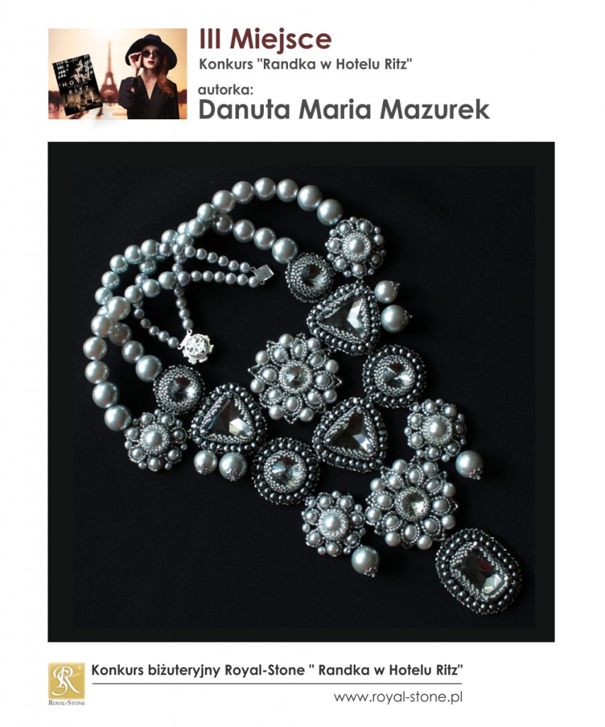 04 III miejsce Danuta Maria Mazurek Konkurs biżuteryjny Royal-Stone Randka w Hotelu Ritz Wydawnictwo Znak