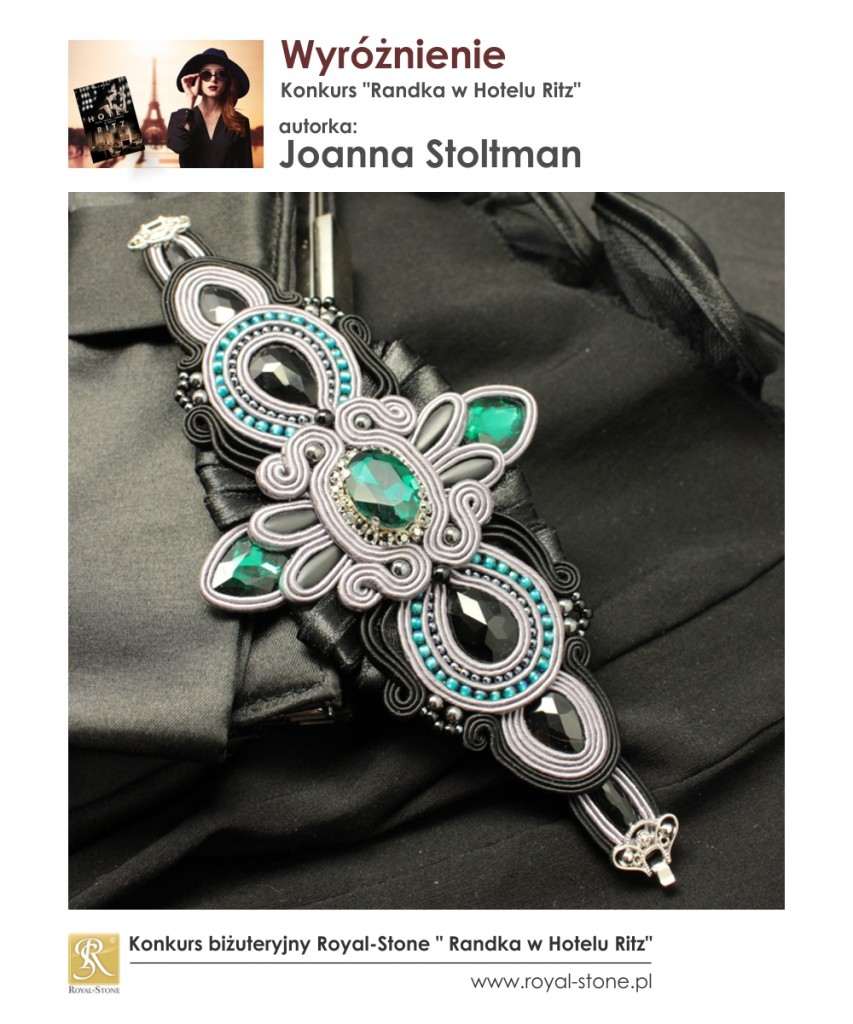 05 Wyróżnienie Joanna Stoltman Konkurs biżuteryjny Royal-Stone Randka w Hotelu Ritz Wydawnictwo Znak