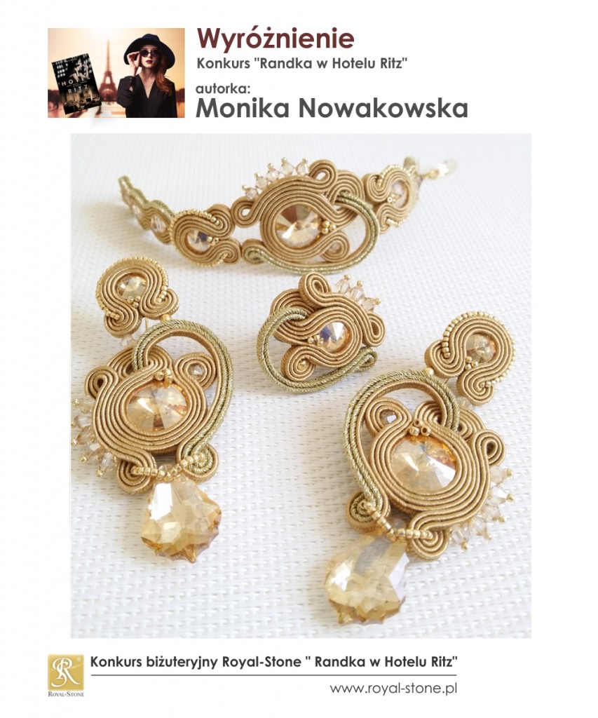 08 Wyróżnienie Monika Nowakowska Konkurs biżuteryjny Royal-Stone Randka w Hotelu Ritz Wydawnictwo Znak