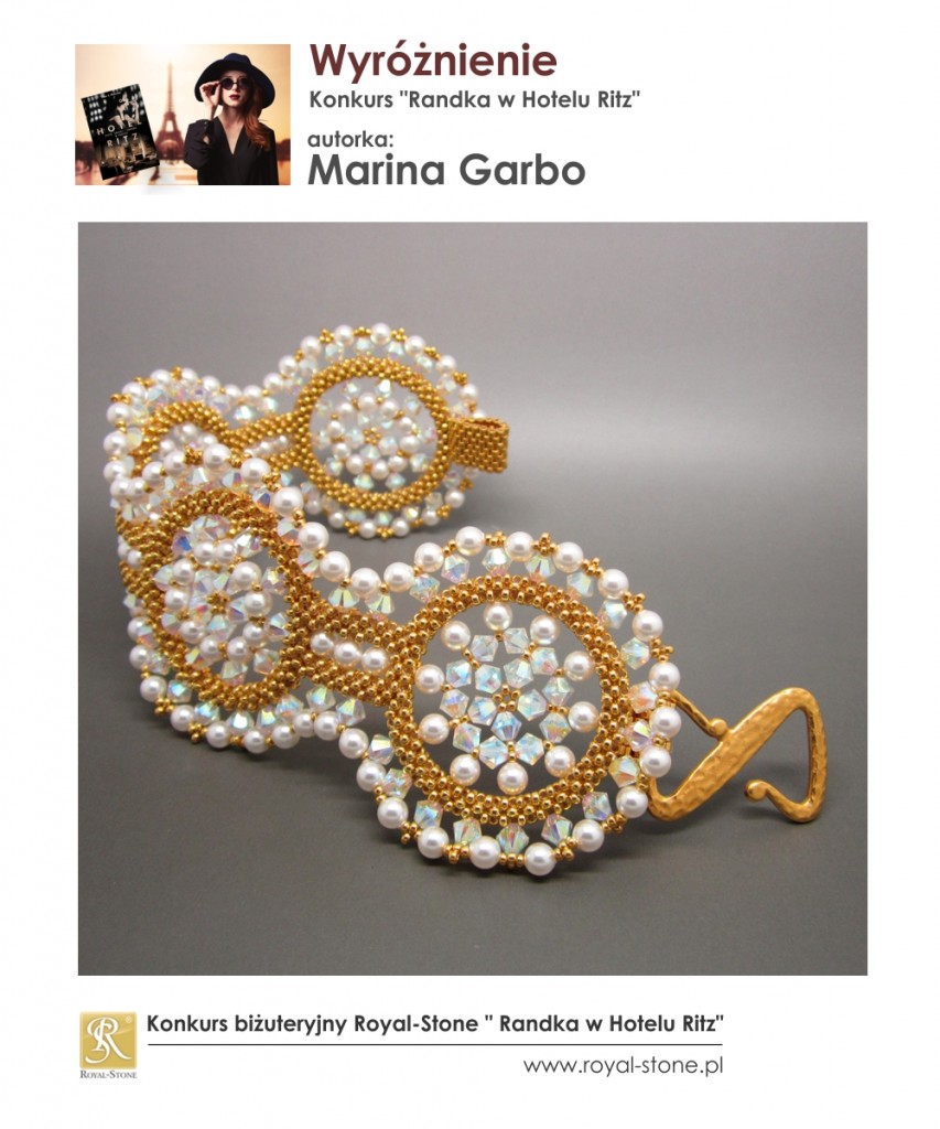 11 Wyróżnienie Marina Garbo Konkurs biżuteryjny Royal-Stone Randka w Hotelu Ritz Wydawnictwo Znak