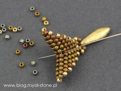 Dracconis - smocze kolczyki tutorial royal-stone