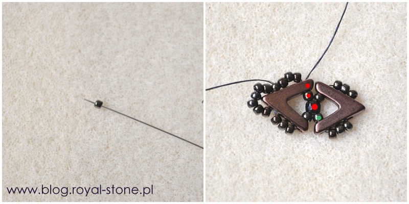 Queen's lace - bransoletka z AvaBeads i ZoliDuo - tutorial royal-stone.pl