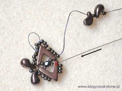 Queen's lace - bransoletka z AvaBeads i ZoliDuo - tutorial royal-stone.pl