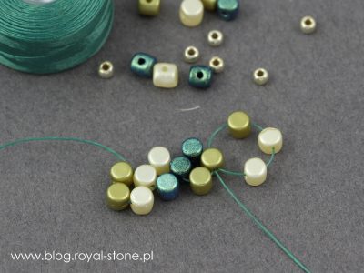 Dotti Dots - kolczyki z koralików Minos par Puca - tutorial royal-stone.pl