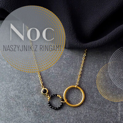 Noc – łańcuszek z ringami