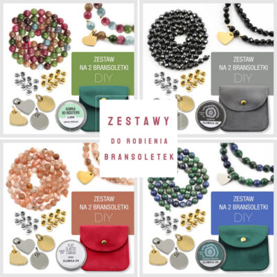 Zestaw do robienia bransoletek na gumce &#8211; stwórz biżuterię DIY z kamieni naturalnych